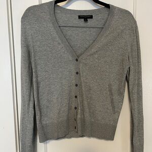 Banana Republic Women's Gray Cardigan Sweater M